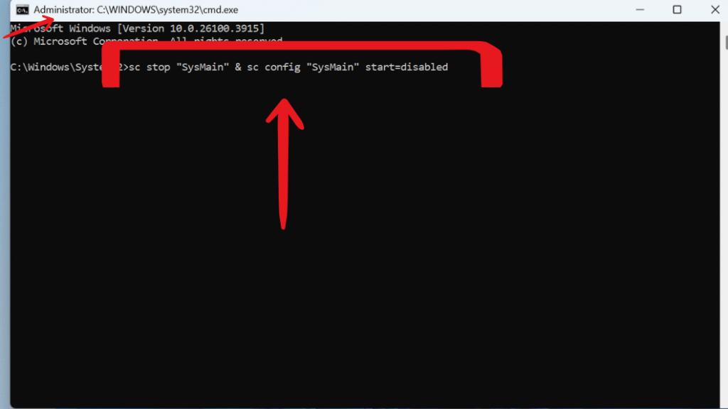adjust sysmain on windows computer