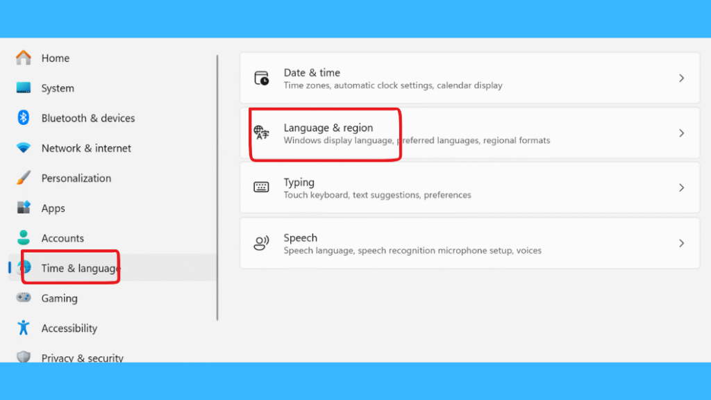 Date Format on windows 11