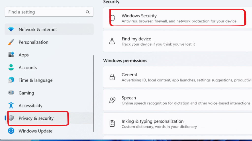 Phishing Protection on windows 11