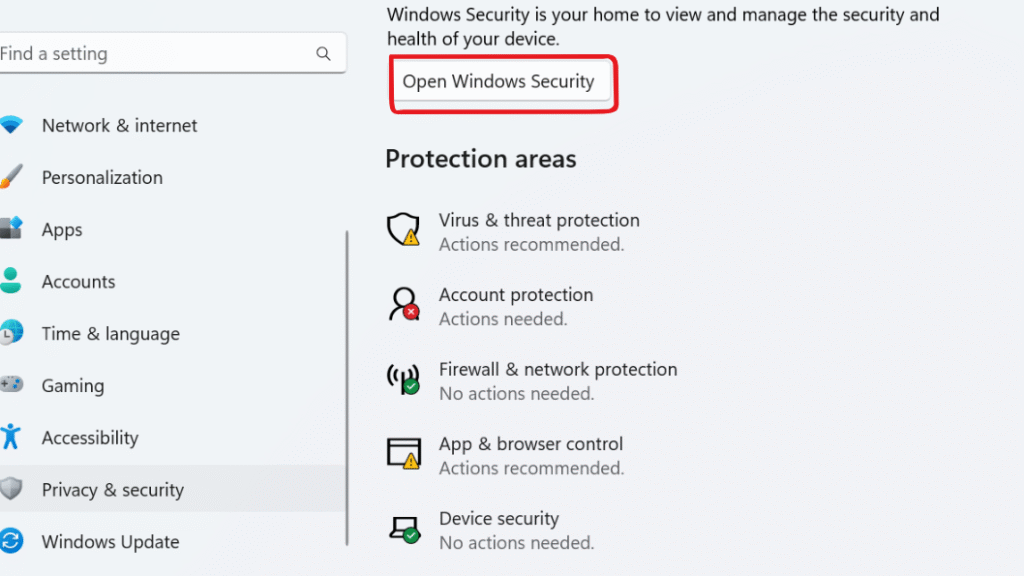 Phishing Protection on windows 11