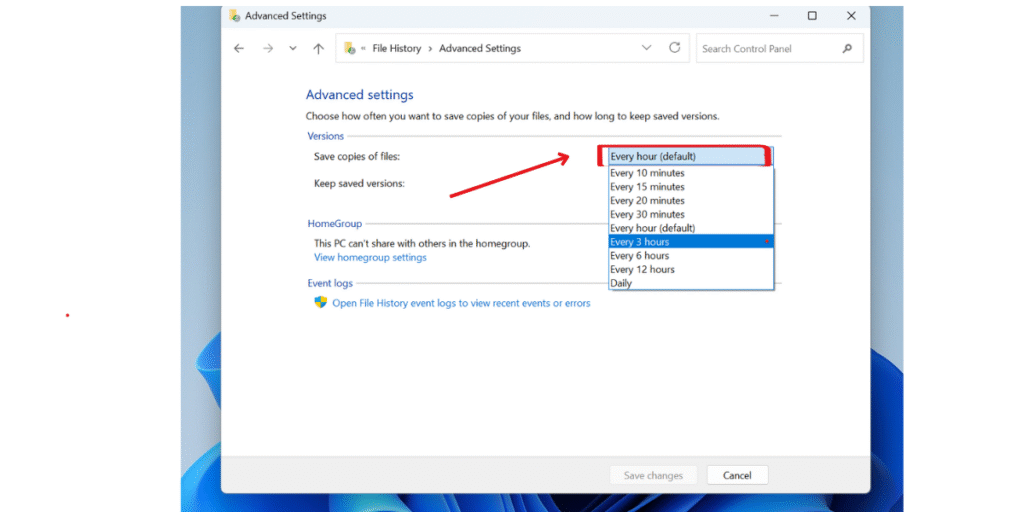 Windows backups