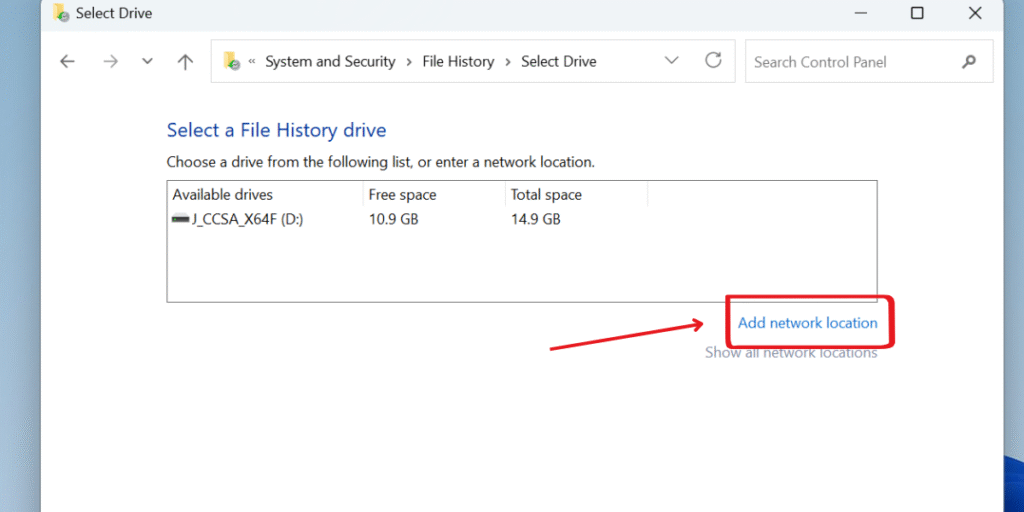 windows file history