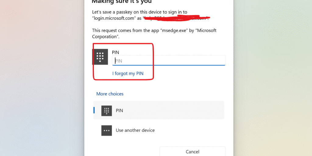 Microsoft's Passkey