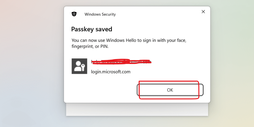 Microsoft's Passkey
