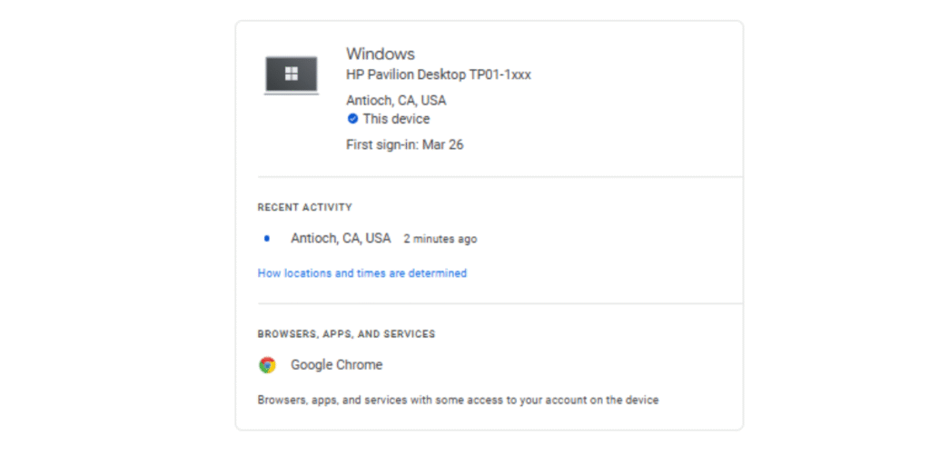 Google account hacked
