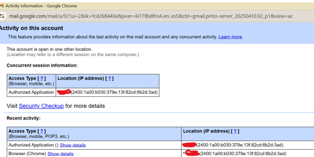 google account hacked