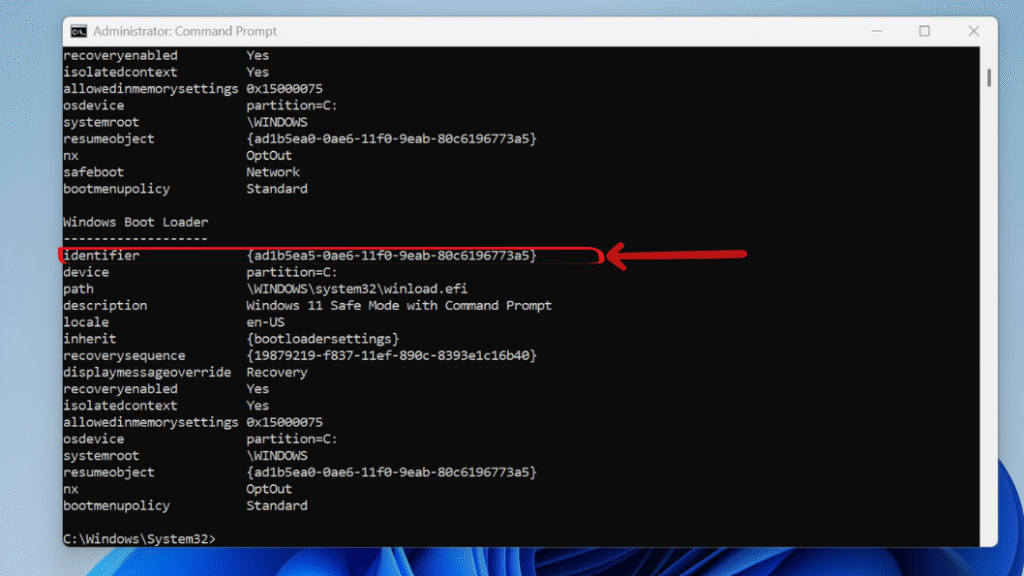 add safe mode to boot menu